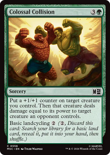 Colossal Collision | Marvel Super Heroes Commander、Magic: The Gathering、kayou