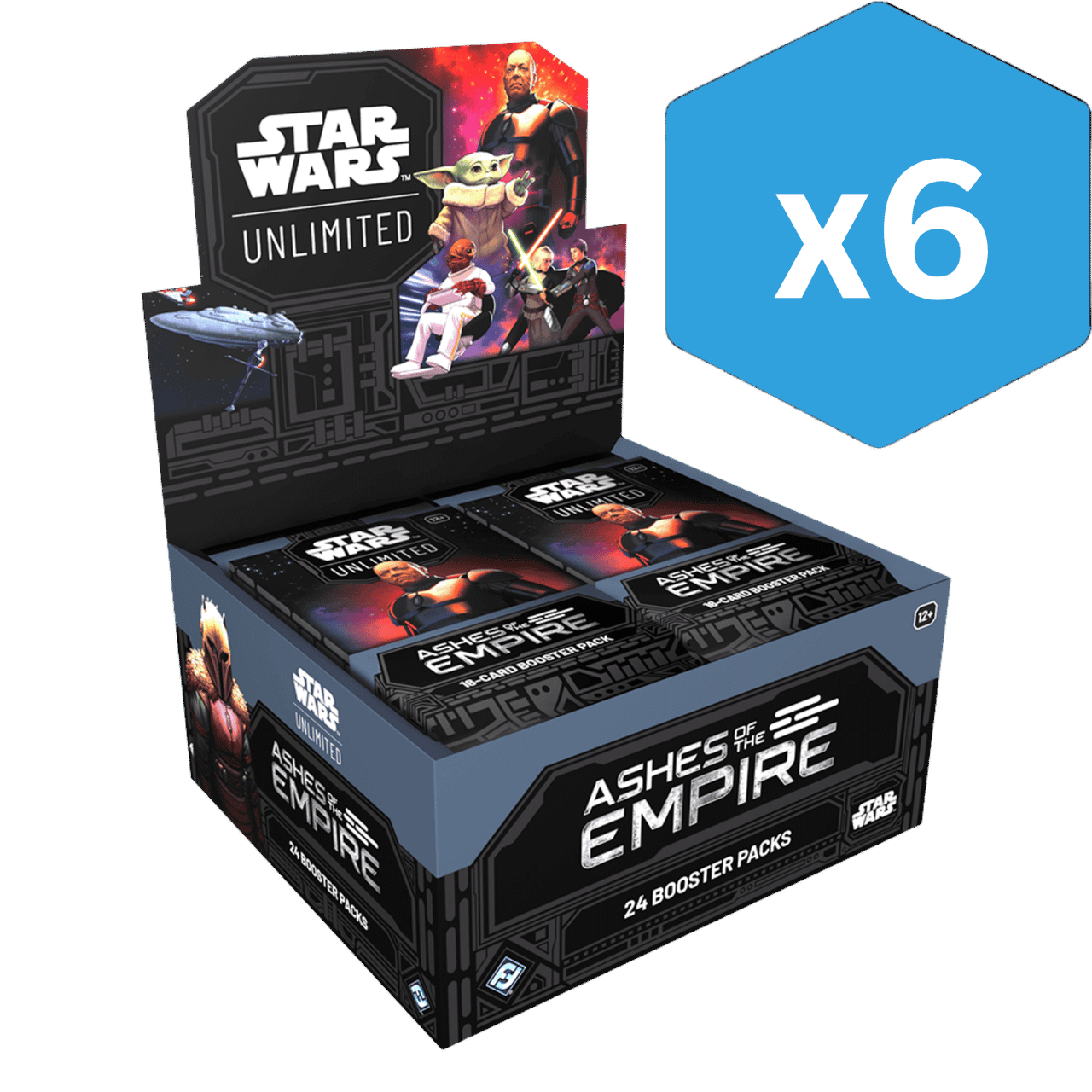 Star Wars: Unlimited - Ashes of the Empire - Booster Box (Sealed Case)、Fantasy Flight Games、kayou