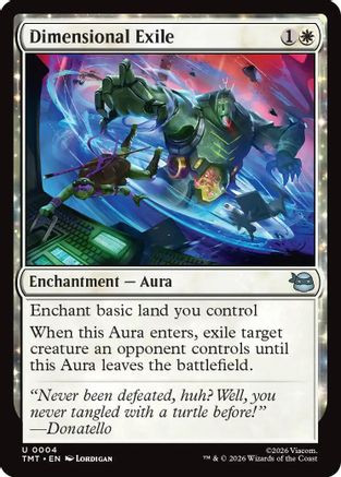 Dimensional Exile (TMT-004) - Teenage Mutant Ninja Turtles Foil、Wizards of the Coast、kayou
