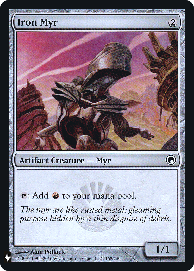 Iron Myr (LIST-168) - The List Foil、Wizards of the Coast、kayou