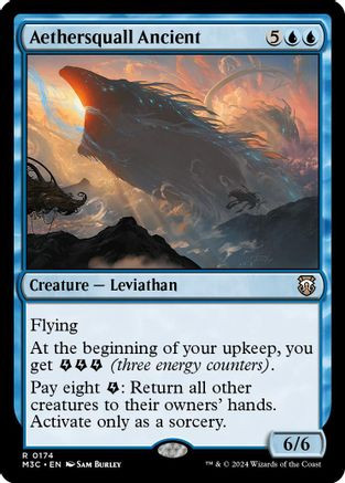 Aethersquall Ancient (Ripple Foil) (M3C-174) - Modern Horizons 3 Commander Foil、Wizards of the Coast、kayou