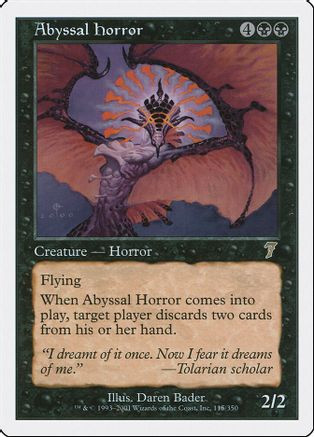 Abyssal Horror (7ED-115) - 7th Edition Foil、Wizards of the Coast、kayou