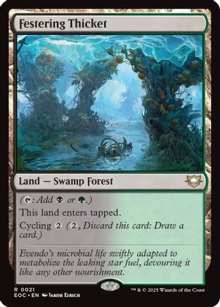 Festering Thicket (EOC-021) - Commander: Edge of Eternities、Wizards of the Coast、kayou