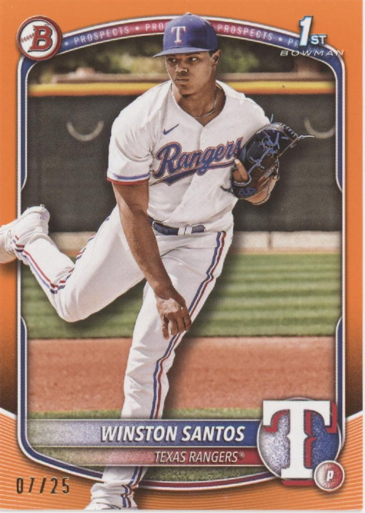 Winston Santos 2025 Bowman Prospects Orange 07/25 #BP-121、Collector Store LLC、kayou