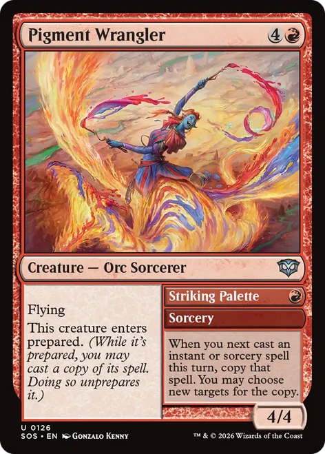 Pigment Wrangler // Striking Palette (Foil) | Secrets of Strixhaven、Magic: The Gathering、kayou