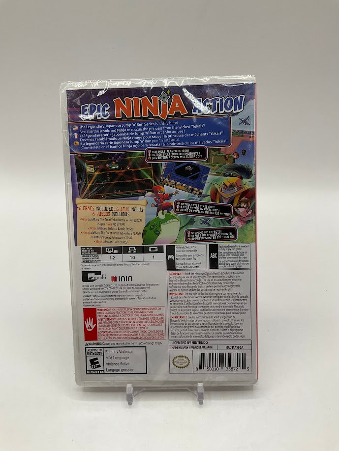 Ninja Jajamaru The Great Yokai Battle Hell Deluxe Edition Nintendo Switch Sealed、Collector Store LLC - VG、kayou
