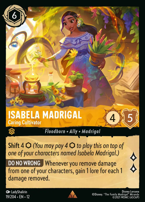 Isabela Madrigal - Caring Cultivator (Foil) | Wilds Unknown、Disney Lorcana、kayou