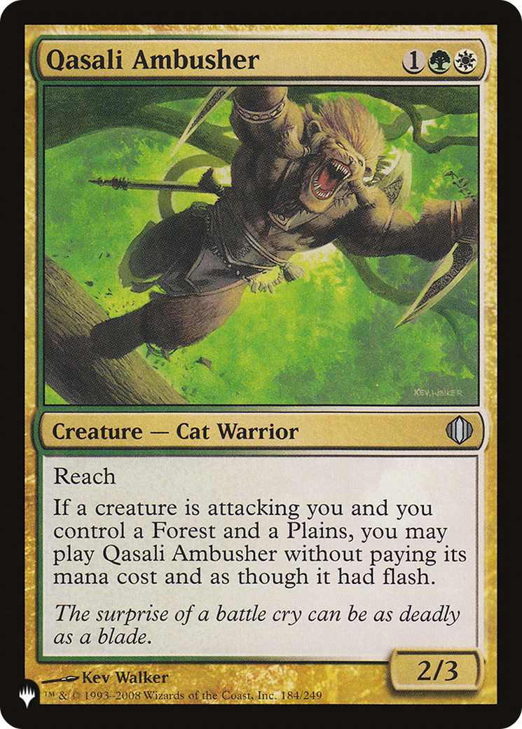 Qasali Ambusher (LIST-184/249) - The List、Wizards of the Coast、kayou