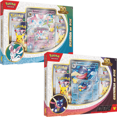 Pokemon: 30th Celebration - Sylveon ex / Greninja ex Box、The Pokémon Company、kayou