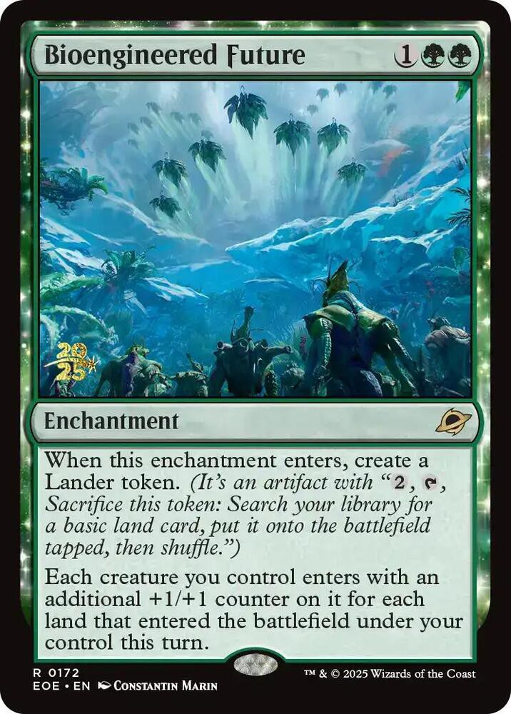 MtG Edge of Eternities Rare Bioengineered Future #172 Prerelease FOIL、ToyWiz、kayou