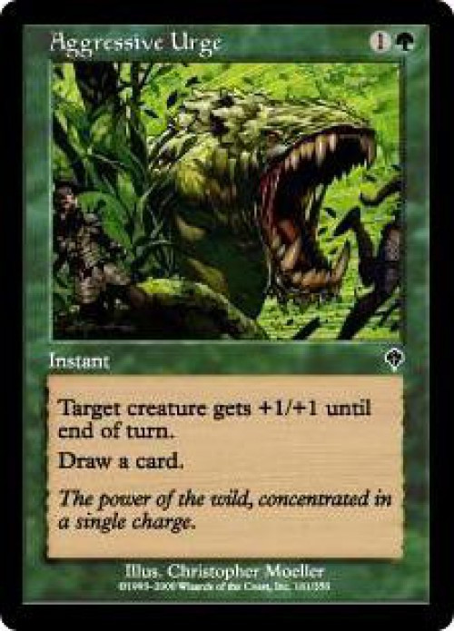 MtG Invasion Common Aggressive Urge #181、ToyWiz、kayou