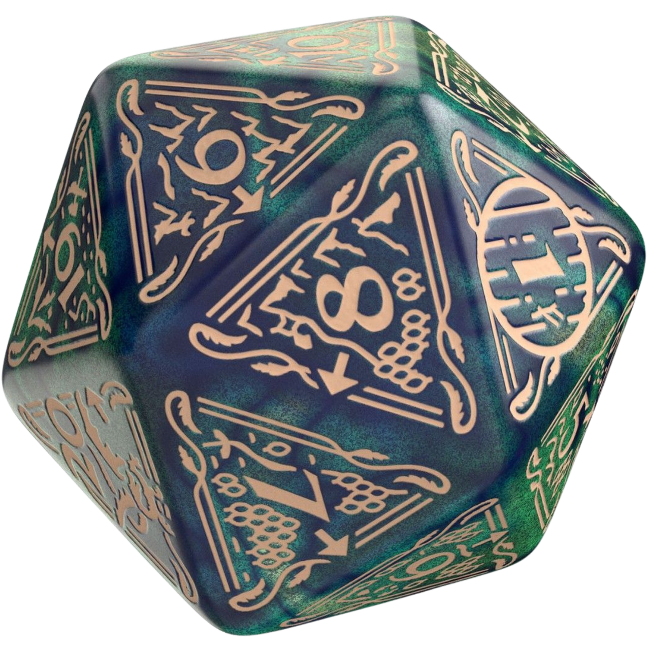 The Hobbit TCG: Tideborn - Jumbo D20 Spindown Dice、Q-workshop、kayou