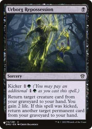 Urborg Repossession (LIST-114/281) - The List、Wizards of the Coast、kayou