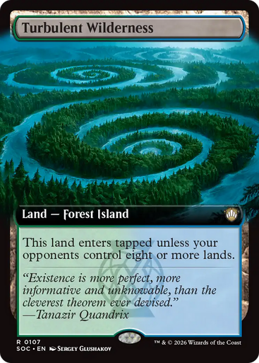 Turbulent Wilderness (Extended Art) | Secrets of Strixhaven Commander、Magic: The Gathering、kayou