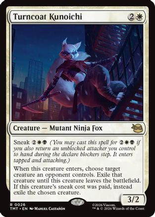 Turncoat Kunoichi (TMT-026) - Teenage Mutant Ninja Turtles、Wizards of the Coast、kayou