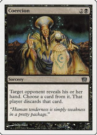 Coercion (8ED-122) - 8th Edition Foil、Wizards of the Coast、kayou