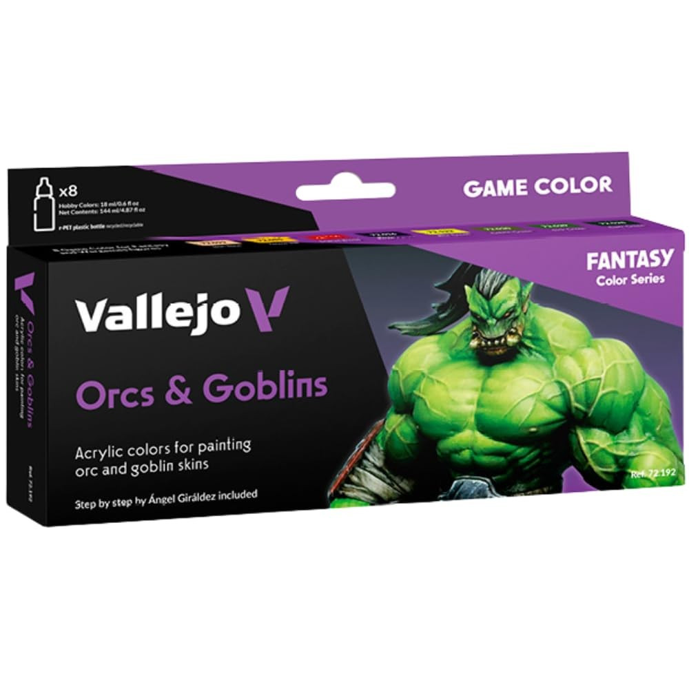 Vallejo Orcs & Goblins Paint Set Vallejo、ToyWiz、kayou