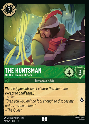 The Huntsman - On the Queen's Orders (Foil) | Wilds Unknown、Disney Lorcana、kayou