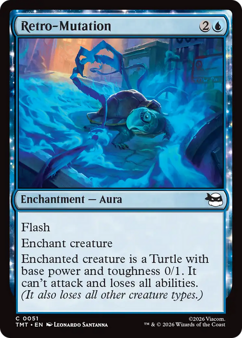 Retro-Mutation (Foil) | Teenage Mutant Ninja Turtles、Magic: The Gathering、kayou