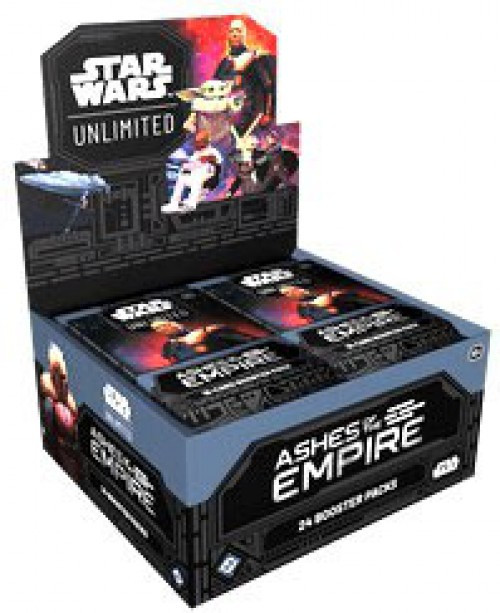 Star Wars: Unlimited Trading Card Game Ashes of the Empire Booster Box 24 Packs、ToyWiz、kayou