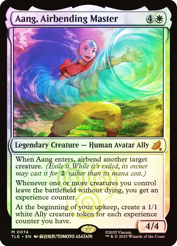 Aang, Airbending Master (TLE-074)、Magic: The Gathering、kayou