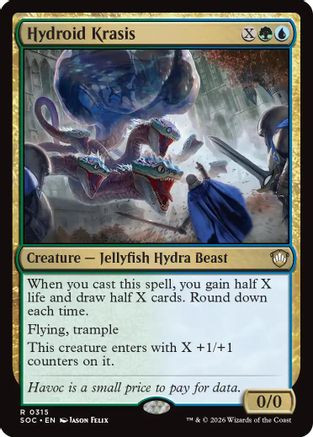 Hydroid Krasis (SOC-315) - Commander: Secrets of Strixhaven、Wizards of the Coast、kayou