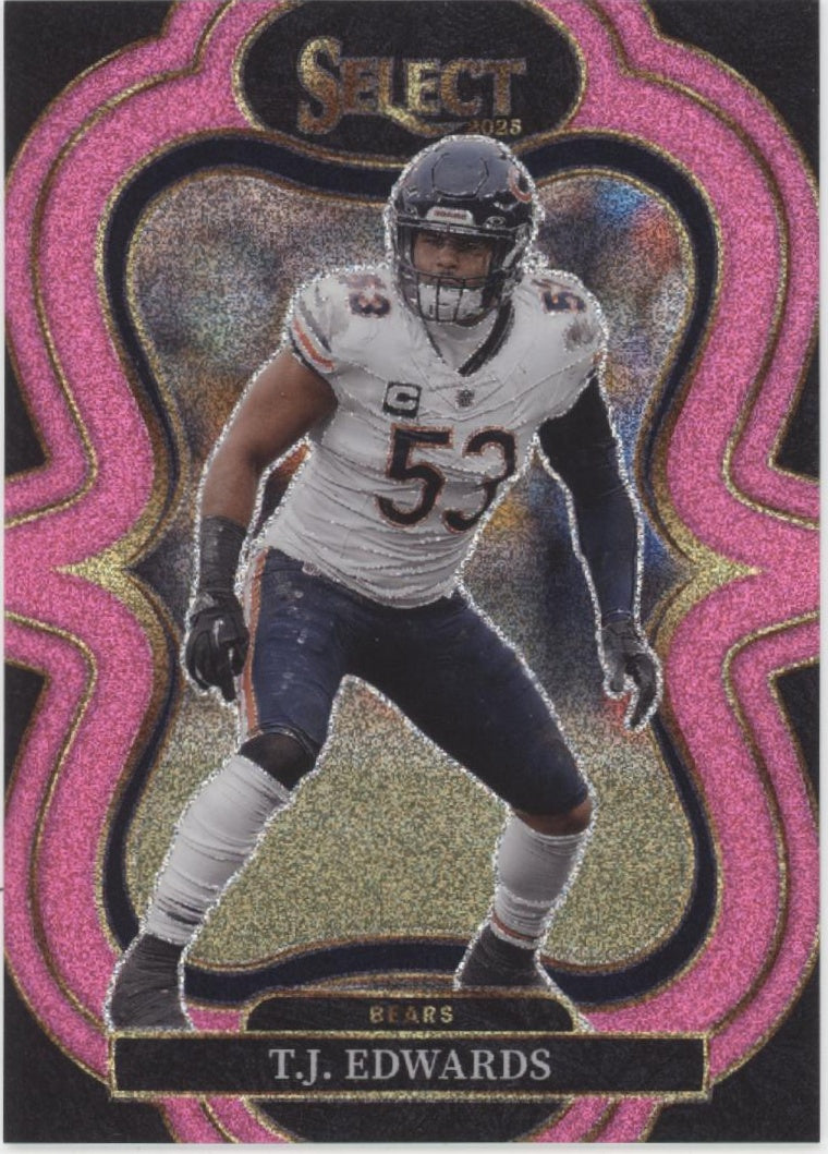 TJ Edwards 2025 Panini Select Pink Glitter Prizm 07/15 #373、Collector Store LLC、kayou