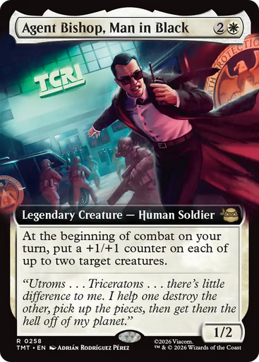 Agent Bishop, Man in Black (Extended Art) | Teenage Mutant Ninja Turtles、Magic: The Gathering、kayou