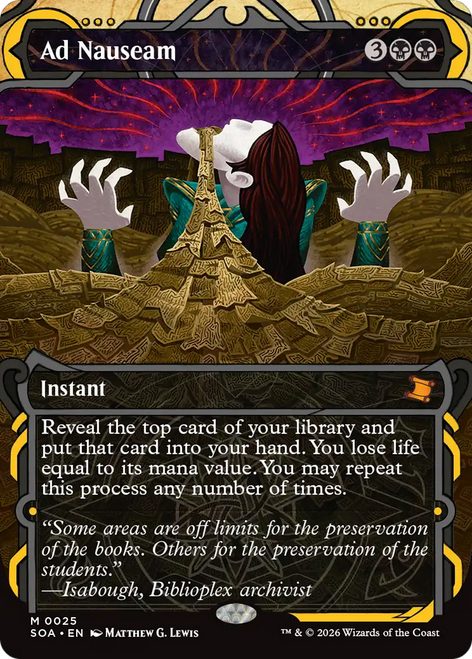 Ad Nauseam (Mystical Archive Foil) | Secrets of Strixhaven Mystical Archive、Magic: The Gathering、kayou