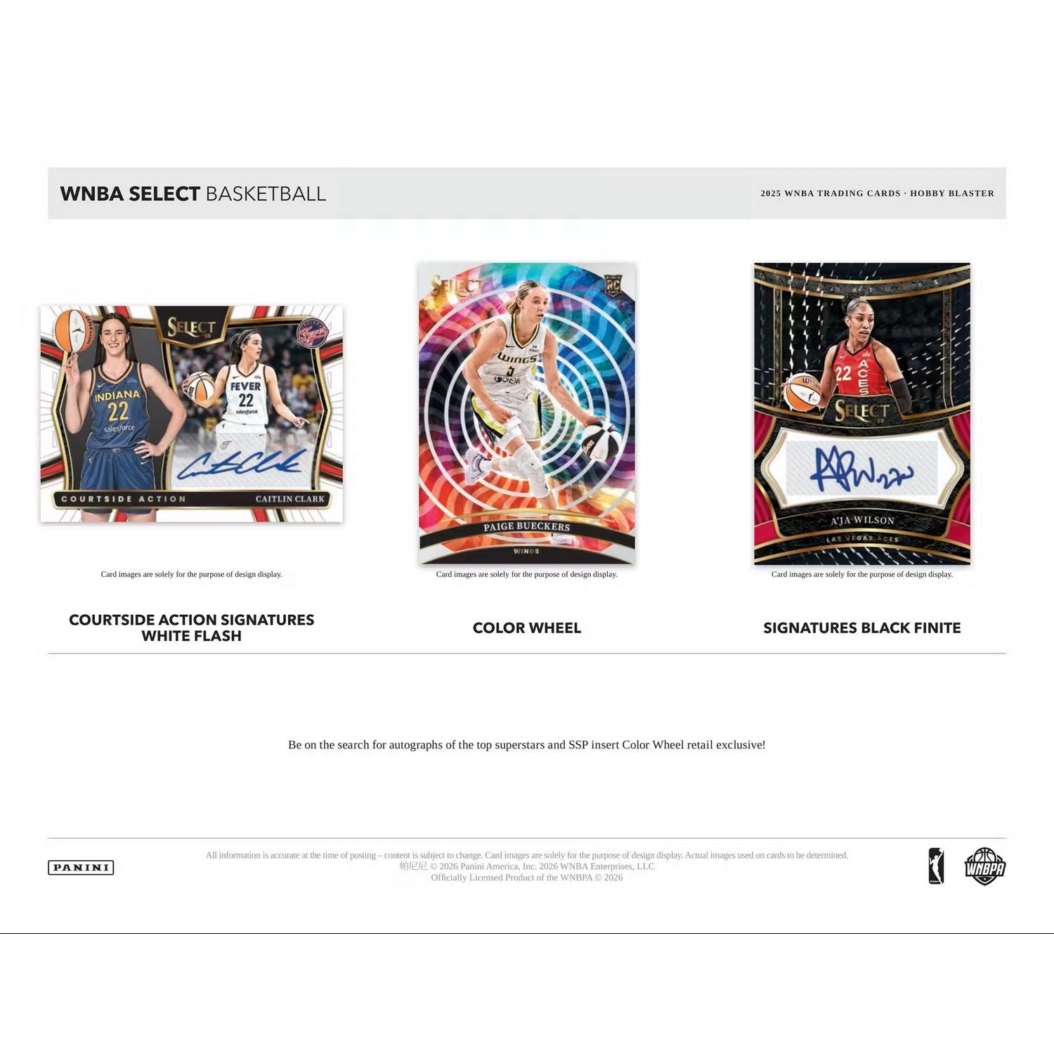 2025 Panini Select WNBA Basketball Blaster Hobby Box、Panini、kayou