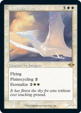 Timeless Dragon (Retro Frame) (Foil Etched) (MH2-388) - Modern Horizons 2 Foil、Wizards of the Coast、kayou