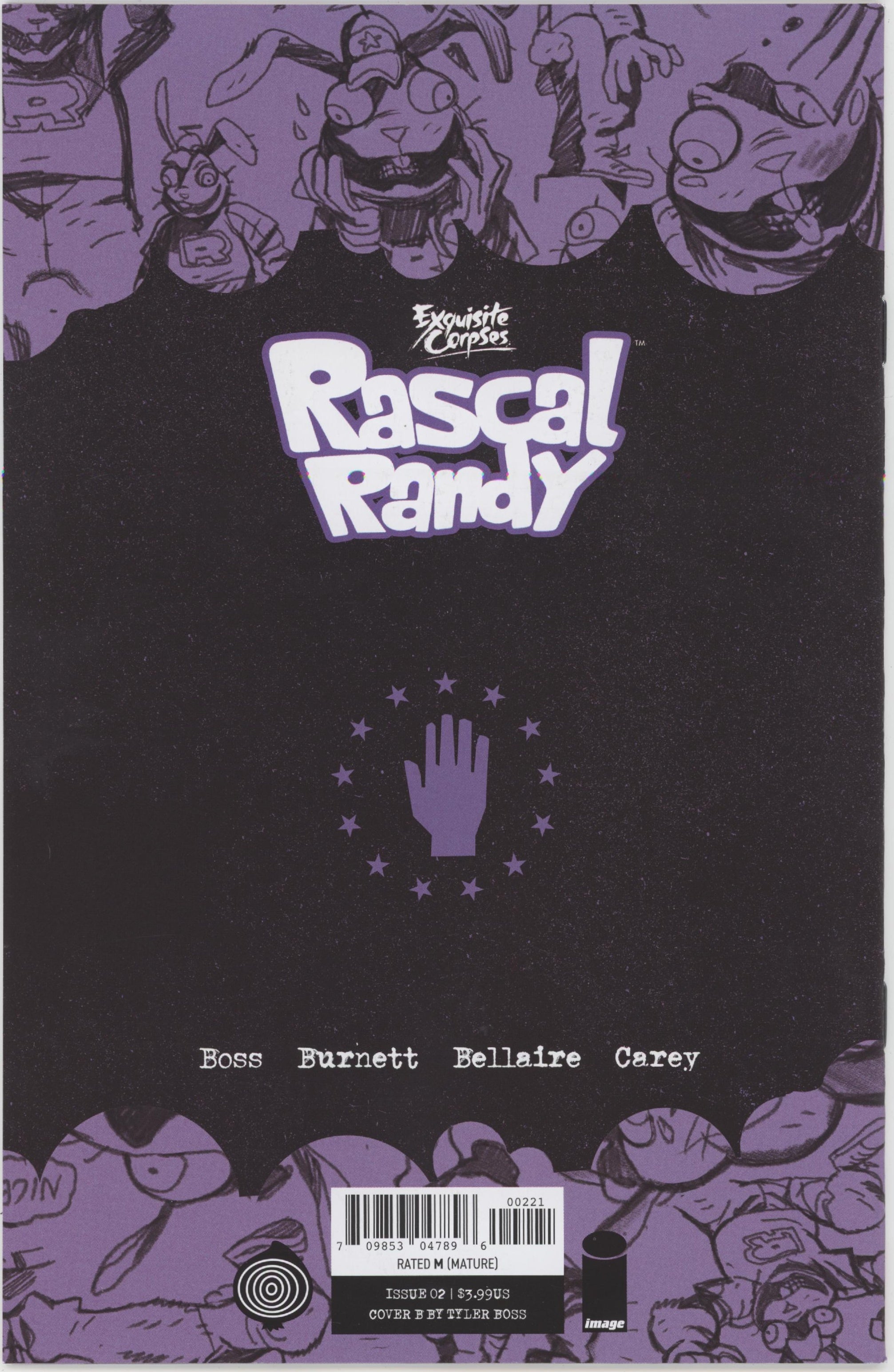 Exquisite Corpses Rascal Randy #2 (Of 5) Cover B 1 in 10 Tyler Boss Variant (Mature)、Image Comics、kayou