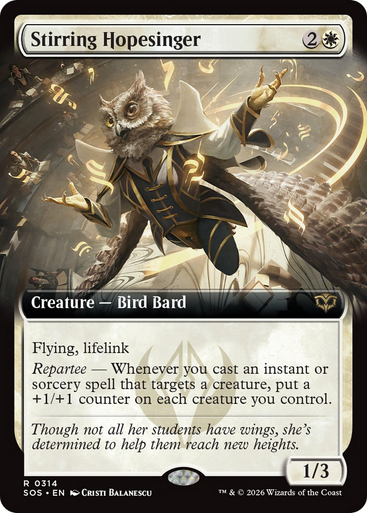 Stirring Hopesinger (Extended Art) | Secrets of Strixhaven、Magic: The Gathering、kayou