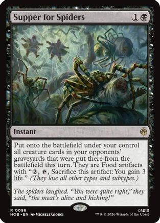 Supper for Spiders (HOB-086) - The Hobbit Foil、Wizards of the Coast、kayou