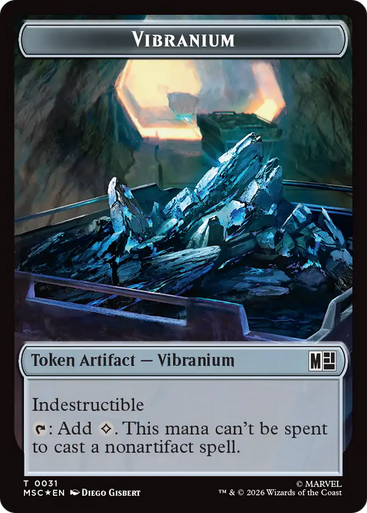 Marvel Super Heroes Commander - Vibranium (#31 Token (Surgefoil) | Marvel Super Heroes Commander、Magic: The Gathering、kayou