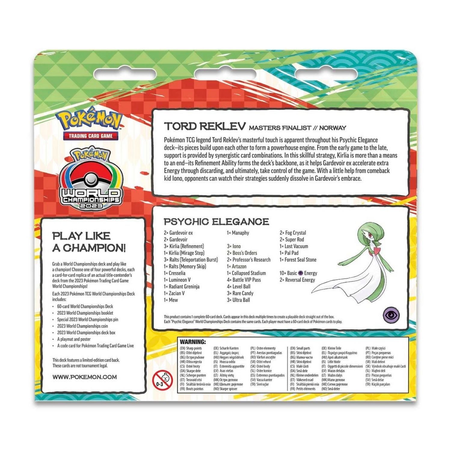 Pokemon: 2023 Pokémon World Championships Deck (Tord Reklev, Psychic Elegance)、Pokemon、kayou