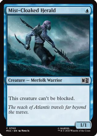 Mist-Cloaked Herald (MSC-760) - Commander: Marvel Super Heroes、Wizards of the Coast、kayou