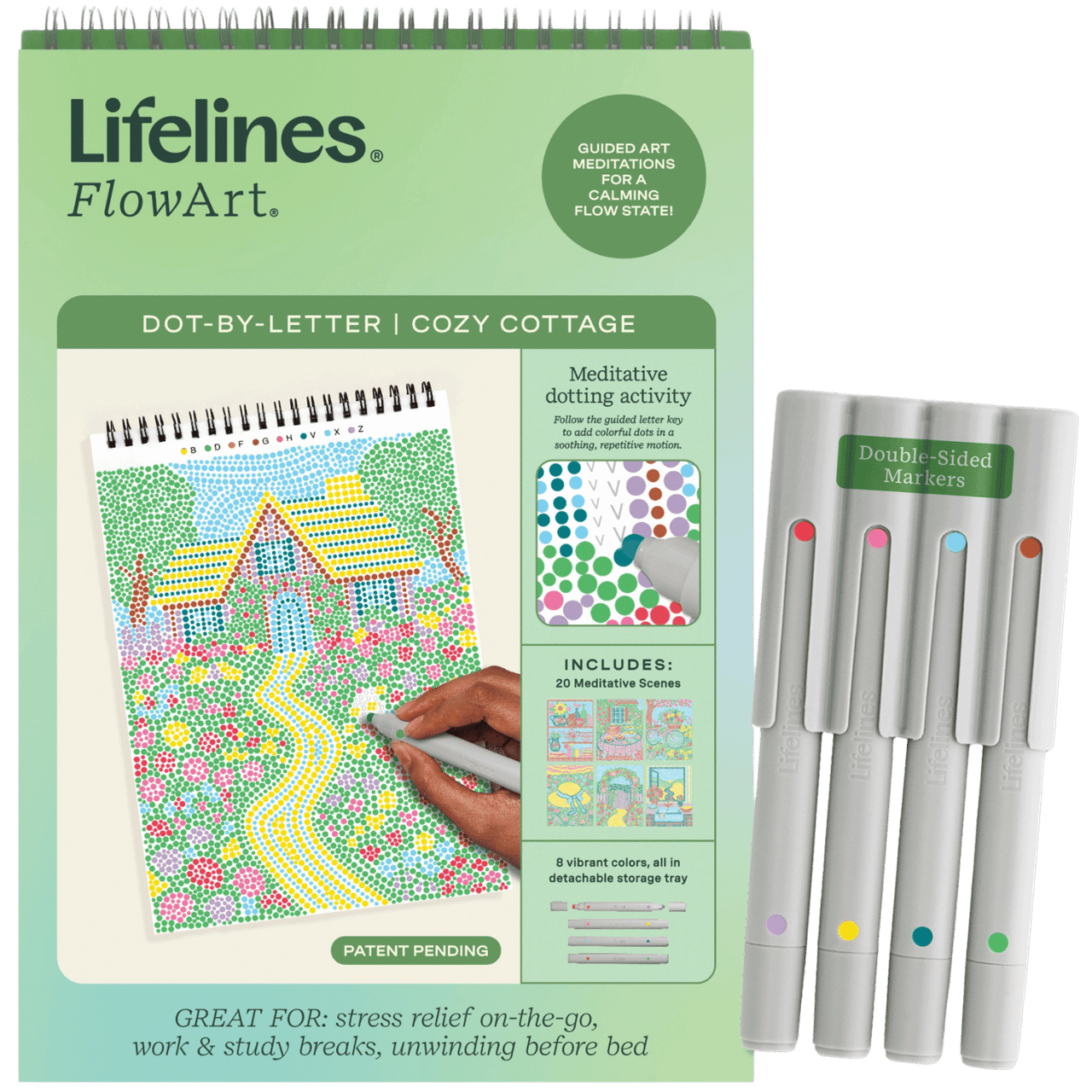 Lifelines FlowArt: Dot-by-Letter - Cozy Cottage、Lifelines、kayou