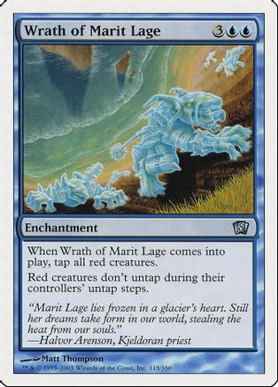 Wrath of Marit Lage (8ED-115) - 8th Edition、Wizards of the Coast、kayou