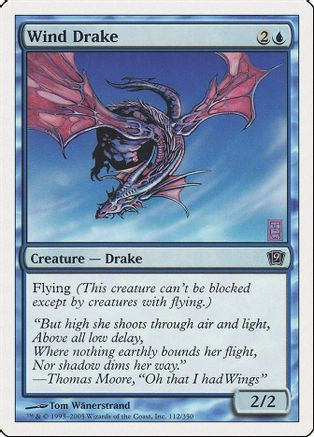 Wind Drake (9ED-112) - 9th Edition、Wizards of the Coast、kayou