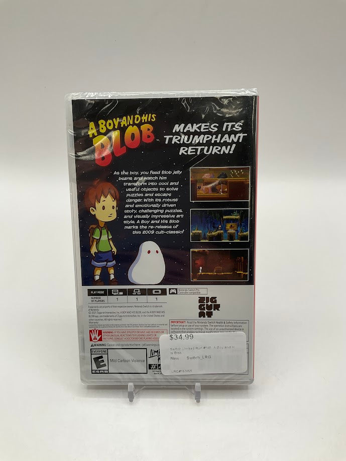A Boy and His Blob Nintendo Switch Sealed、Collector Store LLC - VG、kayou