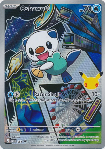 Mega Evolution Promo MEP051 Oshawott (Illustration Rare)、Pokemon、kayou