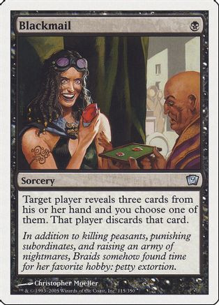 Blackmail (9ED-115) - 9th Edition Foil、Wizards of the Coast、kayou