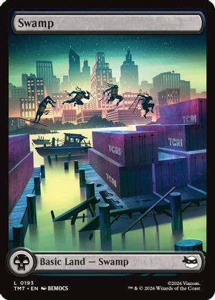 Swamp (0193) (TMT-193) - Teenage Mutant Ninja Turtles、Wizards of the Coast、kayou