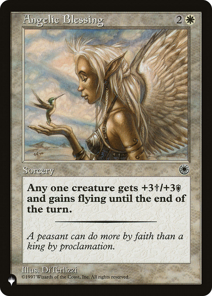 Angelic Blessing (LIST-) - The List、Wizards of the Coast、kayou