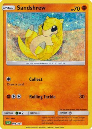 Sandshrew 8 - Trading Card Game Classic Holofoil、The Pokémon Company、kayou