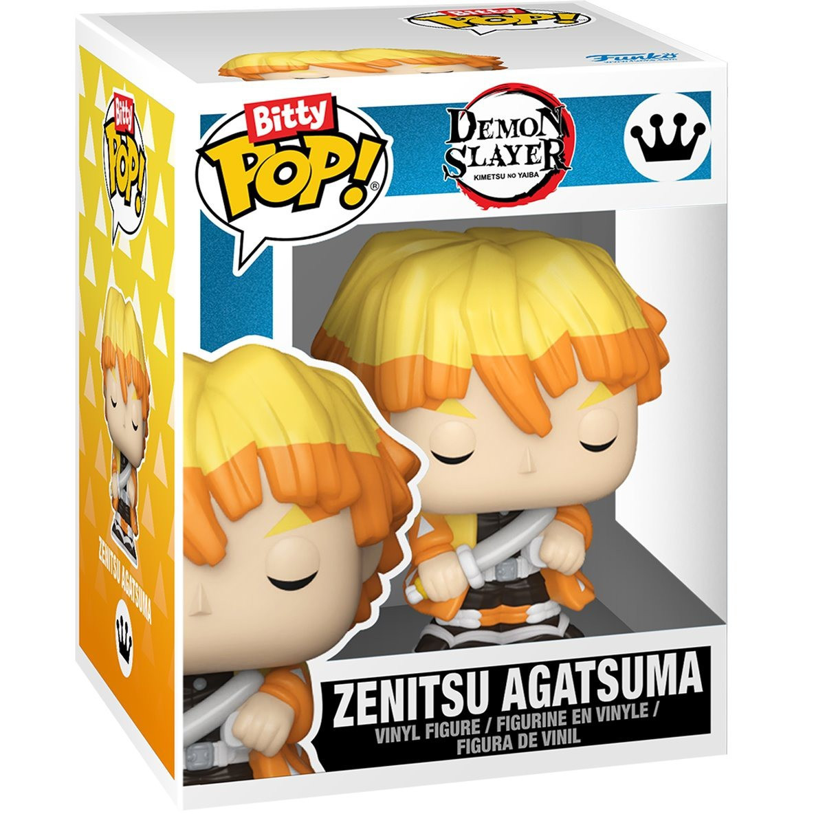 Funko Demon Slayer Bitty POP! Zenitsu Agatsuma 1.25-Inch Micro Figure Loose、ToyWiz、kayou