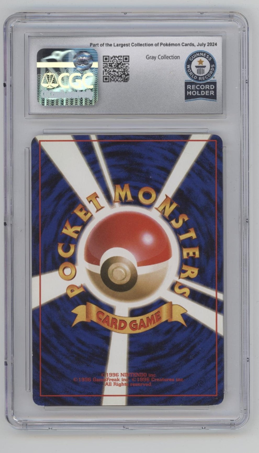 Starmie Pokemon Base Set Japanese CGC Guinness World Record Holder、Collector Store LLC Gaming、kayou