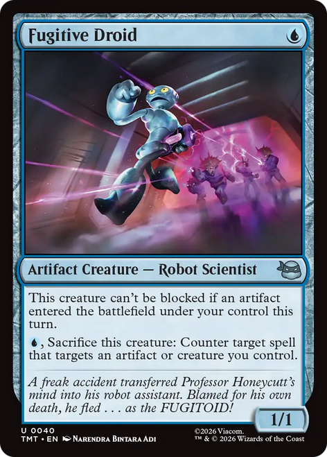 Fugitive Droid (Foil) | Teenage Mutant Ninja Turtles、Magic: The Gathering、kayou