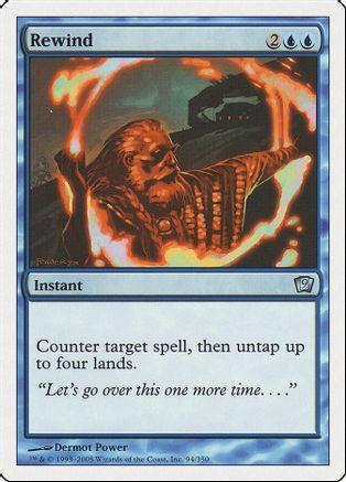 Rewind (9ED-094) - 9th Edition Foil、Wizards of the Coast、kayou
